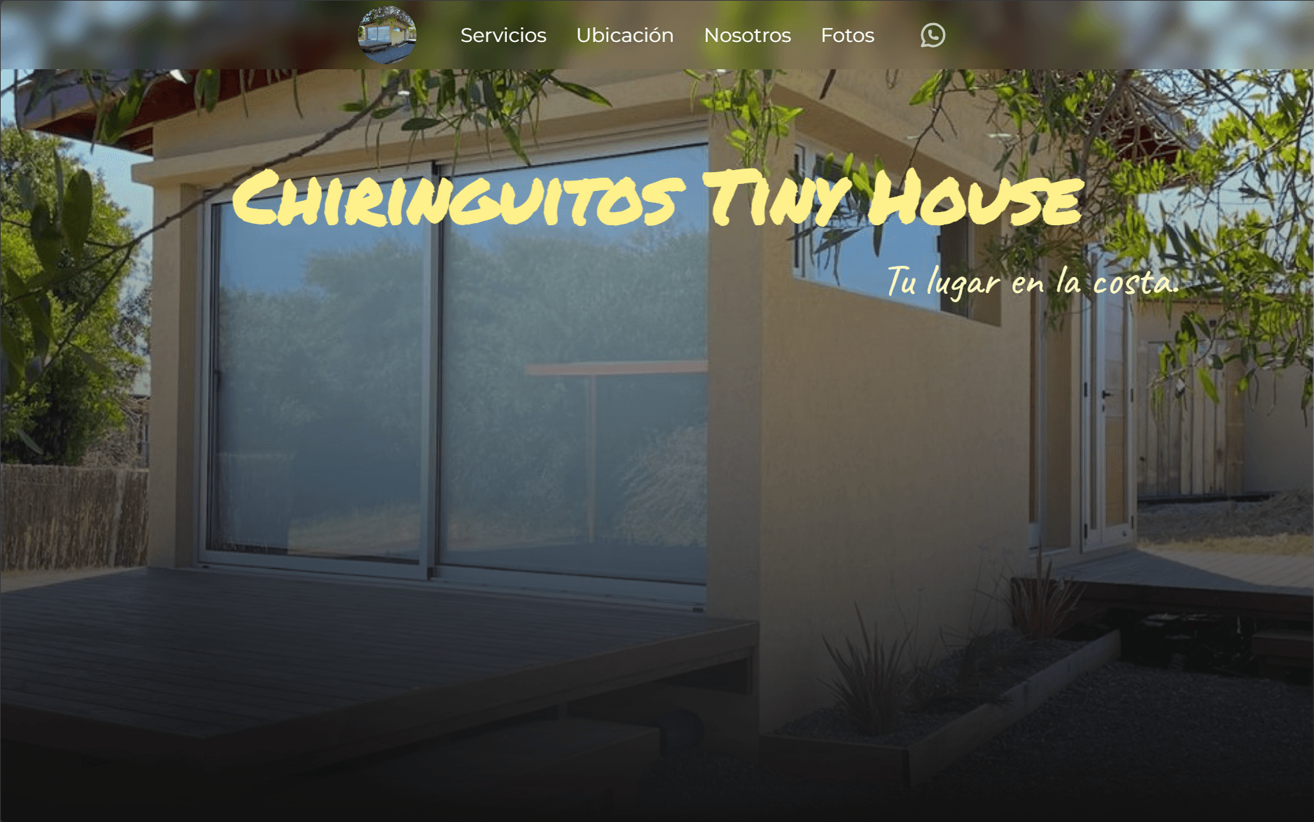 Captura del proyecto Chiringuitos House