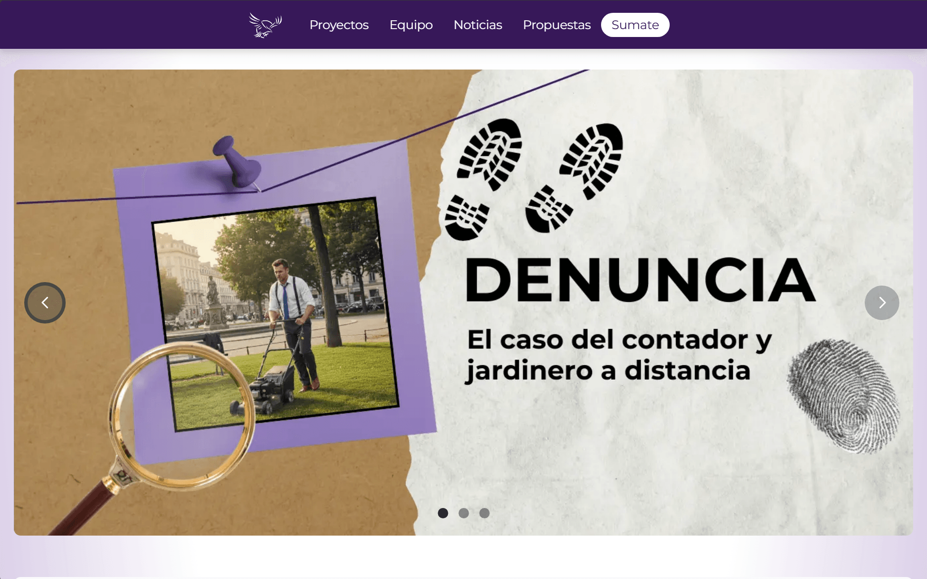 Captura del proyecto Web Institucional LLA Rojas